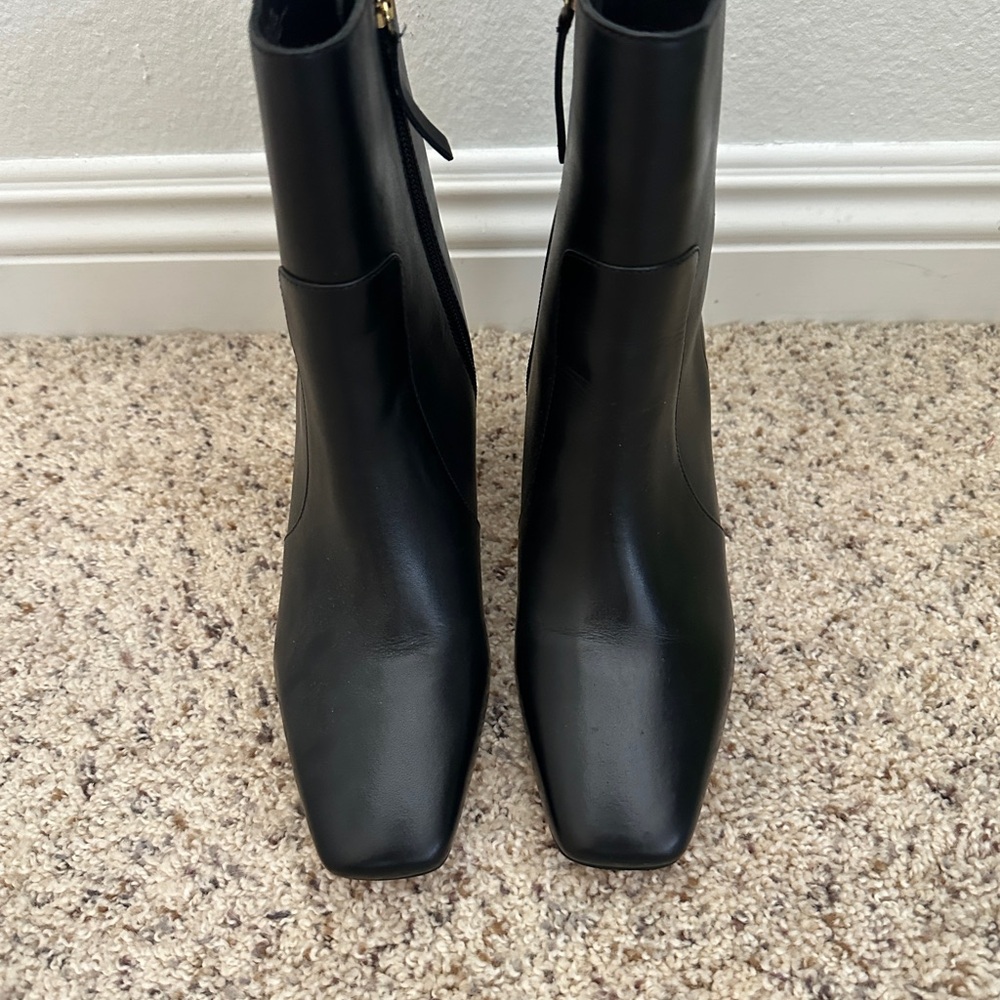 J. Crew Black Ankle Booties
